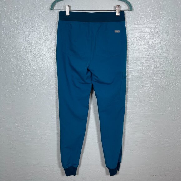 Figs Women XXS Alps Blue Zamora Jogger Scrub Pants Pockets Yoga Waistband - Picture 5 of 9